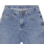 WRANGLER Mens Denim Blue Carpenter Shorts M W28 Classic Fit Workwear