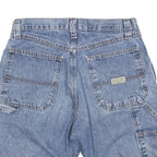 WRANGLER Mens Denim Blue Carpenter Shorts M W28 Classic Fit Workwear