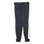 PUMA Womens Joggers Black & White Slim Tapered S W28 L25 Cotton Blend Casual