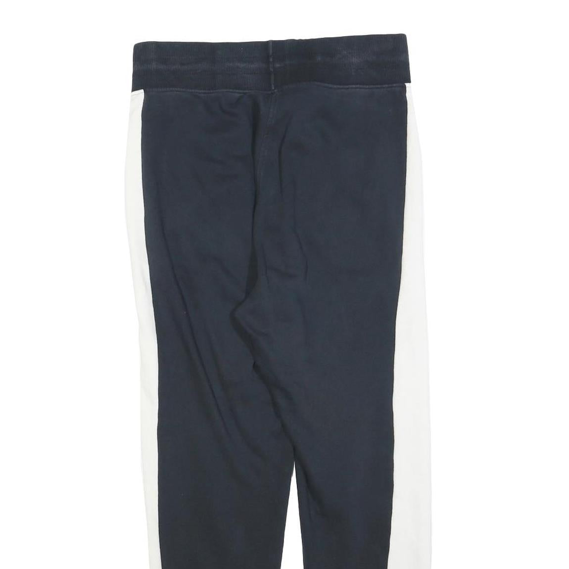 PUMA Womens Joggers Black & White Slim Tapered S W28 L25 Cotton Blend Casual