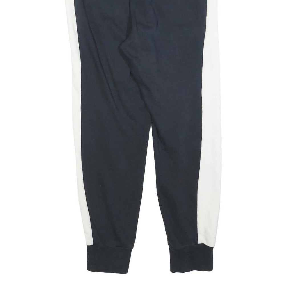 PUMA Womens Joggers Black & White Slim Tapered S W28 L25 Cotton Blend Casual