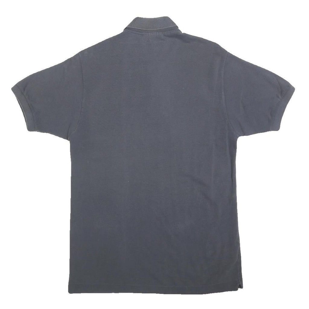 LACOSTE Mens Grey Short Sleeve Plain Polo Shirt S Classic Cotton Crocodile Logo