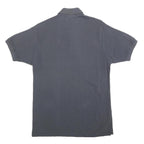 LACOSTE Mens Grey Short Sleeve Plain Polo Shirt S Classic Cotton Crocodile Logo