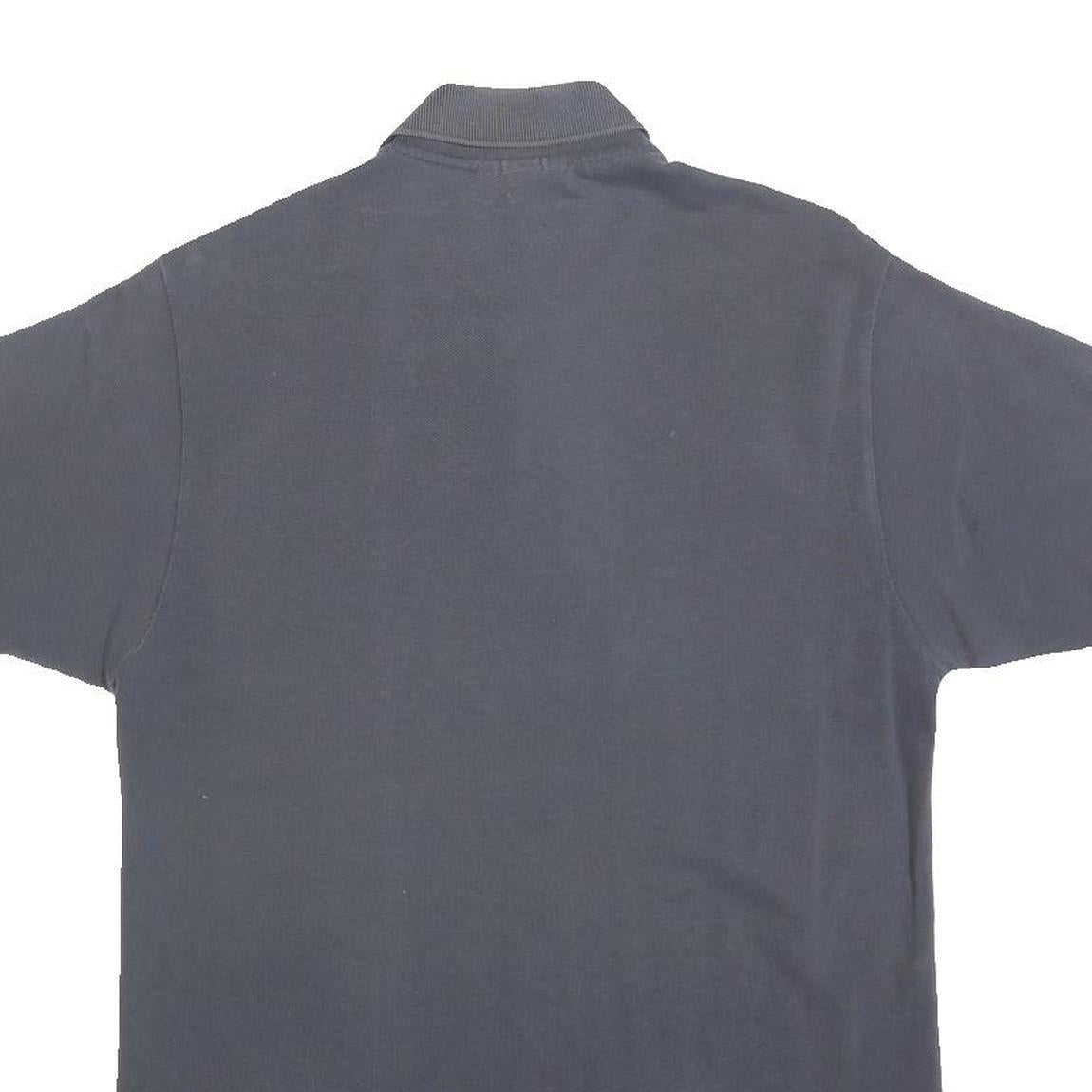 LACOSTE Mens Grey Short Sleeve Plain Polo Shirt S Classic Cotton Crocodile Logo