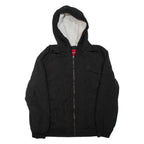 GUESS Mens Jacket Black Hooded 2XL