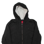 GUESS Mens Jacket Black Hooded 2XL