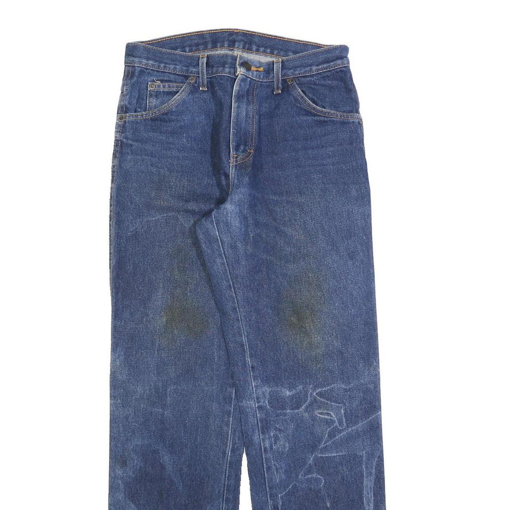 DICKIES Mens Jeans Blue Regular Straight Denim Medium W30 L32 Workwear