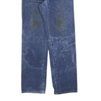 DICKIES Mens Jeans Blue Regular Straight Denim Medium W30 L32 Workwear