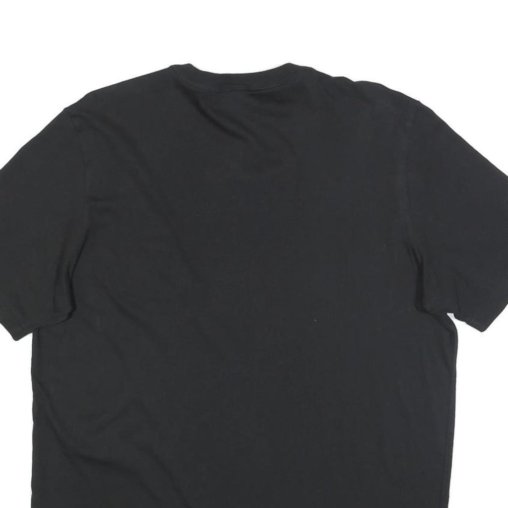 ADIDAS Mens Black Classic T-Shirt M Short Sleeve Crew Neck Cotton Casual