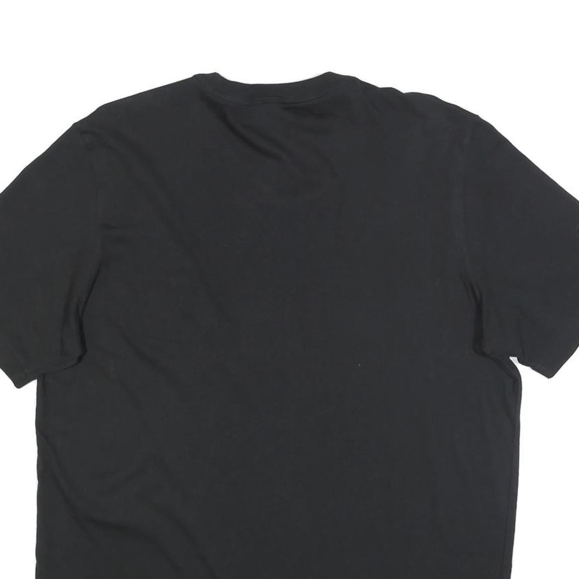 ADIDAS Mens Black Classic T-Shirt M Short Sleeve Crew Neck Cotton Casual