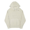 KARL KANI Mens Cream Hoodie S Cotton Blend Pullover Kangaroo Pocket Casual