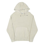 KARL KANI Mens Cream Hoodie S Cotton Blend Pullover Kangaroo Pocket Casual
