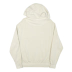 KARL KANI Mens Cream Hoodie S Cotton Blend Pullover Kangaroo Pocket Casual