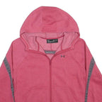 UNDER ARMOUR Womens Pink Full Zip Hoodie S Activewear Sports Sweatshirt