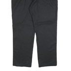 DICKIES Mens Cotton Blend Black Regular Straight Trousers W42 L32 Workwear Zip