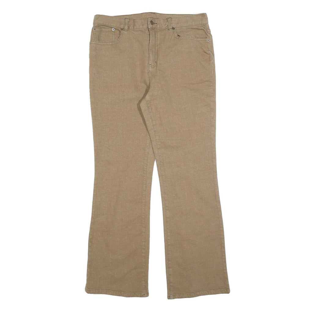 LAUREN RALPH LAUREN Womens Jeans Beige Regular Bootcut Denim Medium W34 L32