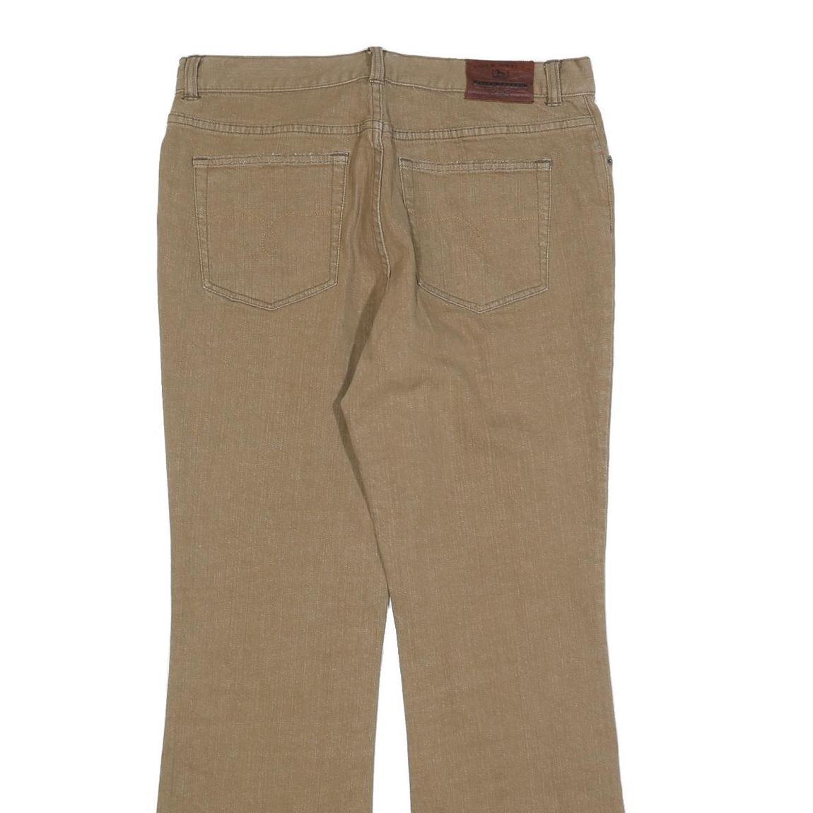 LAUREN RALPH LAUREN Womens Jeans Beige Regular Bootcut Denim Medium W34 L32