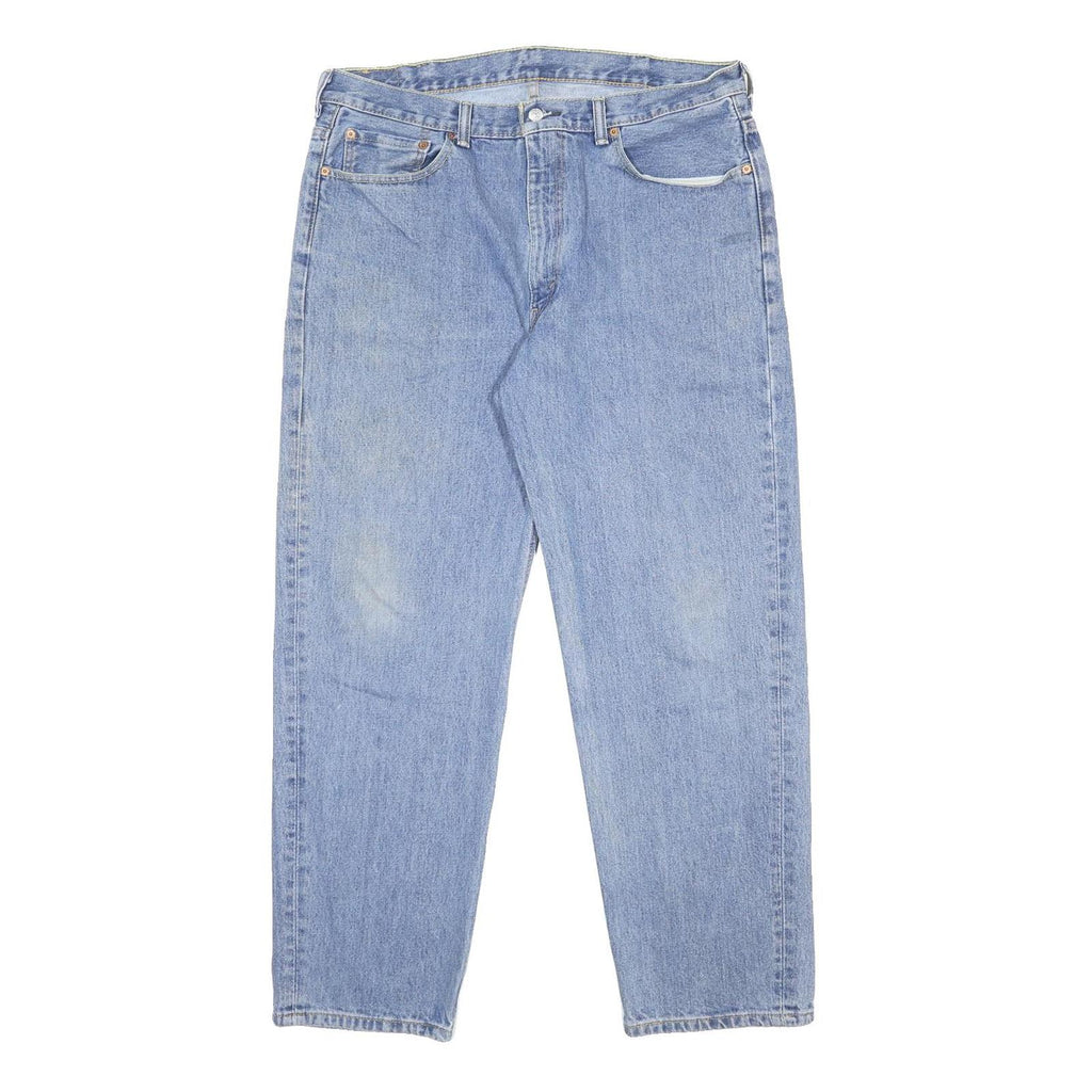 LEVI'S 550 Tapered Mens Jeans Blue Relaxed Cotton Medium W38 L32 Classic Casual