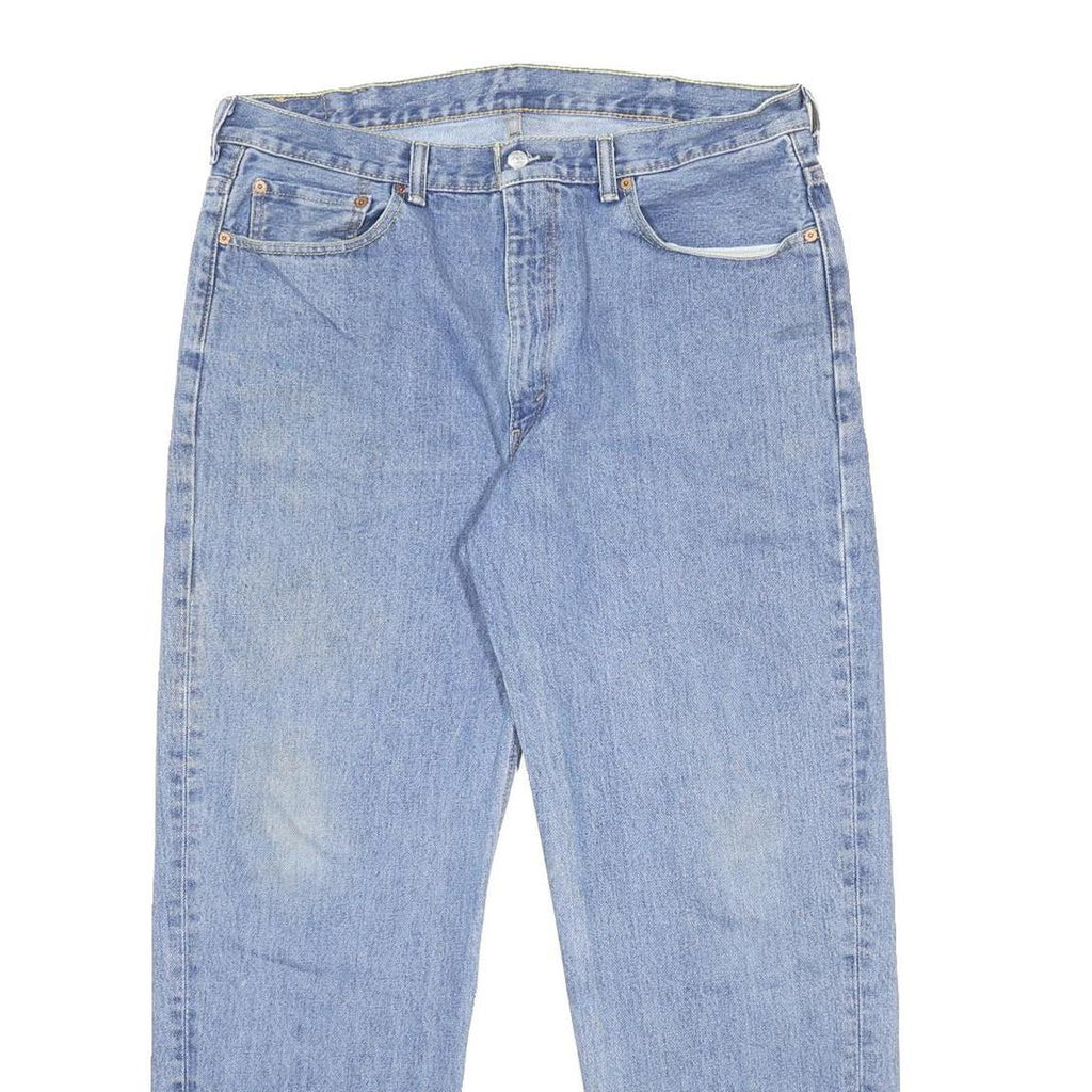 LEVI'S 550 Tapered Mens Jeans Blue Relaxed Cotton Medium W38 L32 Classic Casual