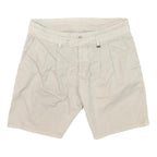 ANTONY MORATO Mens Shorts Beige Casual L W32 Plain Cotton Blend