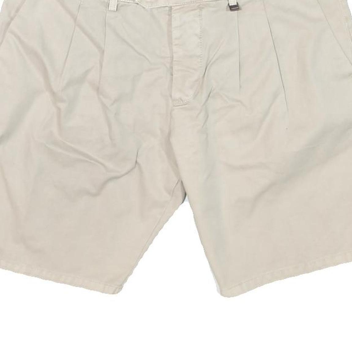 ANTONY MORATO Mens Shorts Beige Casual L W32 Plain Cotton Blend