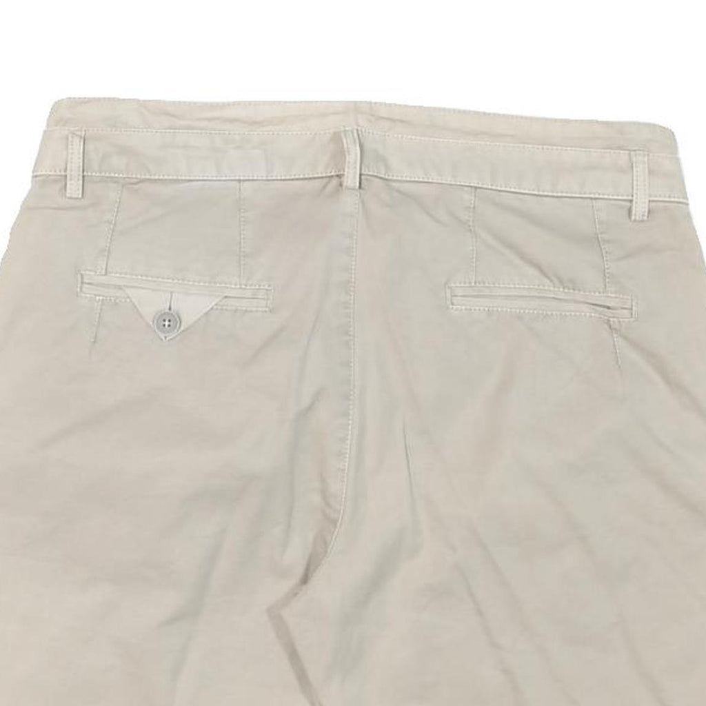 ANTONY MORATO Mens Shorts Beige Casual L W32 Plain Cotton Blend
