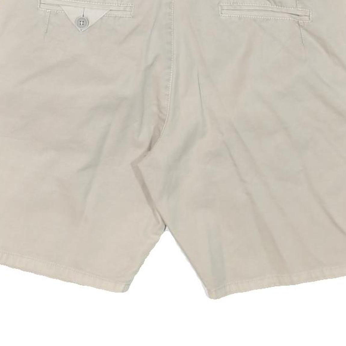 ANTONY MORATO Mens Shorts Beige Casual L W32 Plain Cotton Blend
