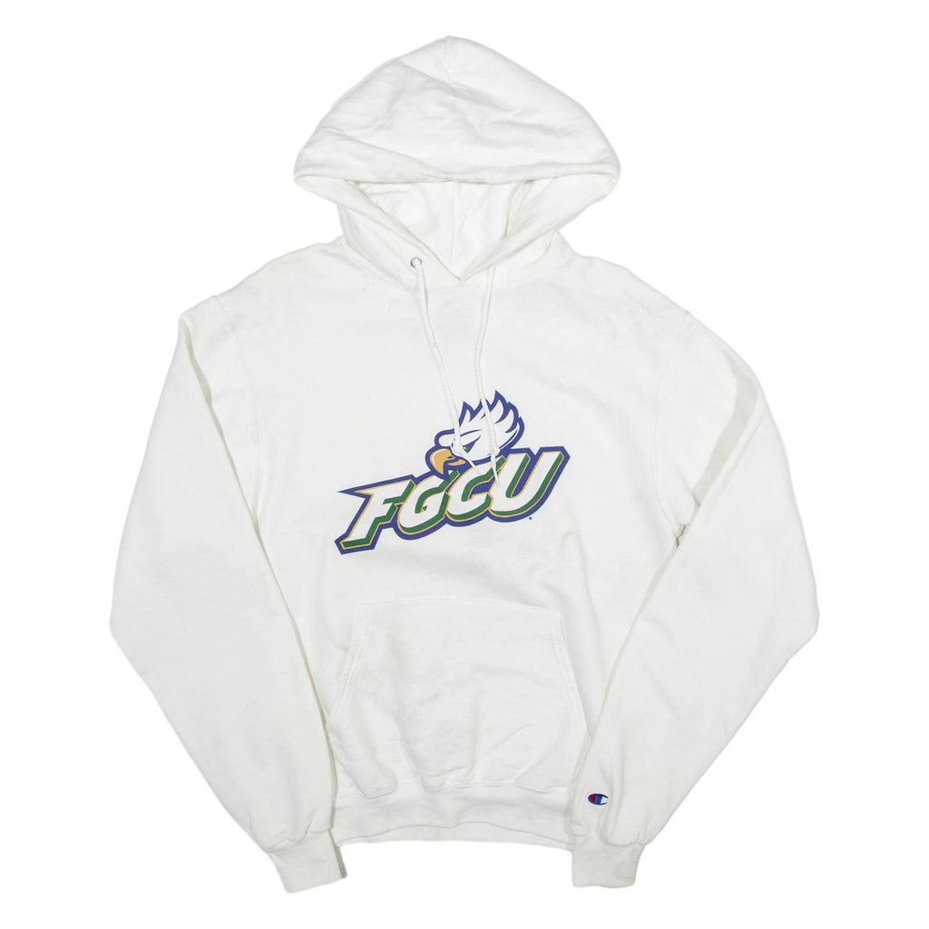 CHAMPION FGCU Womens White Hoodie S