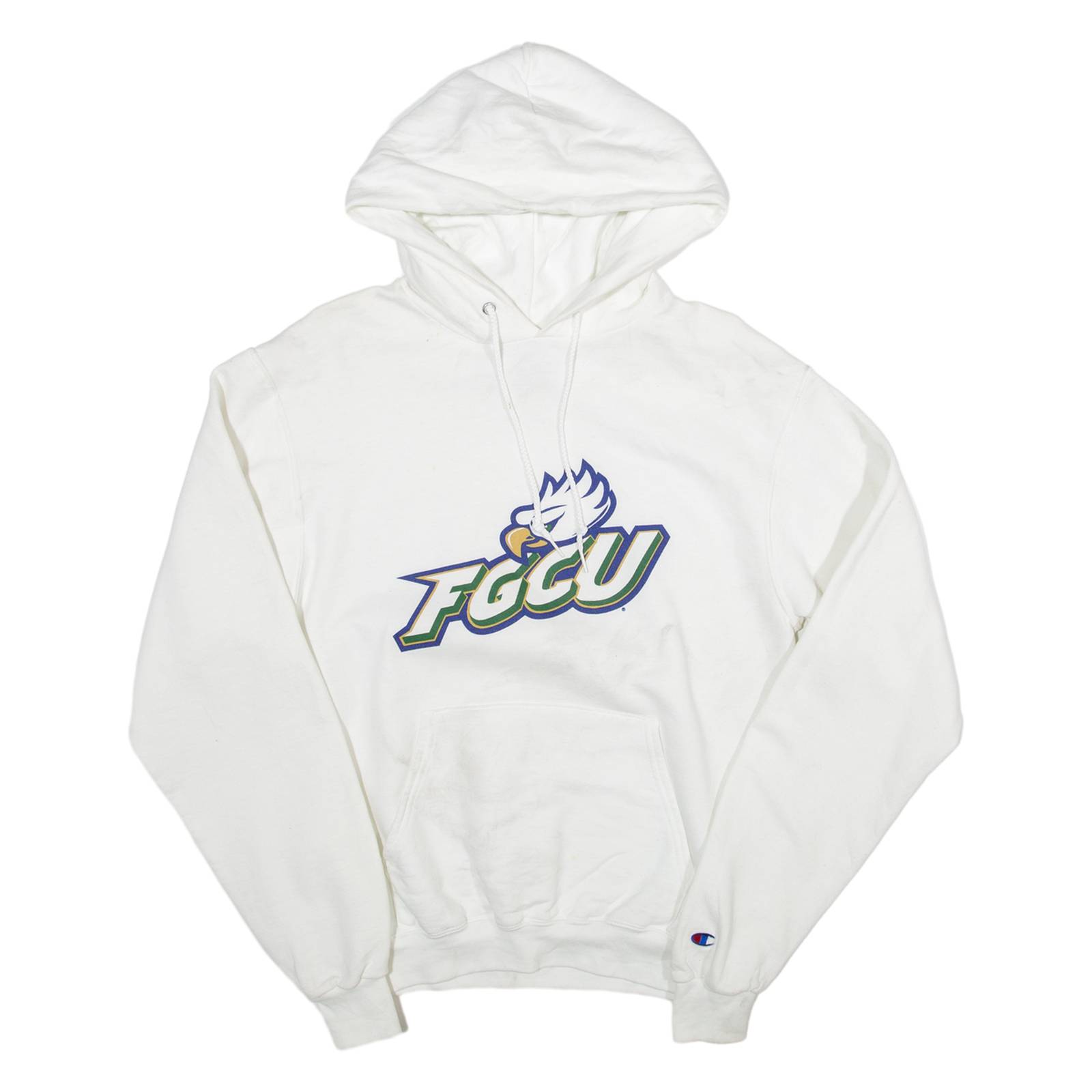 CHAMPION FGCU Womens White Hoodie S