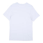 NIKE Mens White Graphic T-Shirt S Short Sleeve Crew Neck Cotton Blend Casual