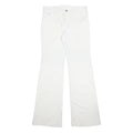 WRANGLER Mens Regular Fit White Cotton Blend Regular Leg Trousers W34 L38