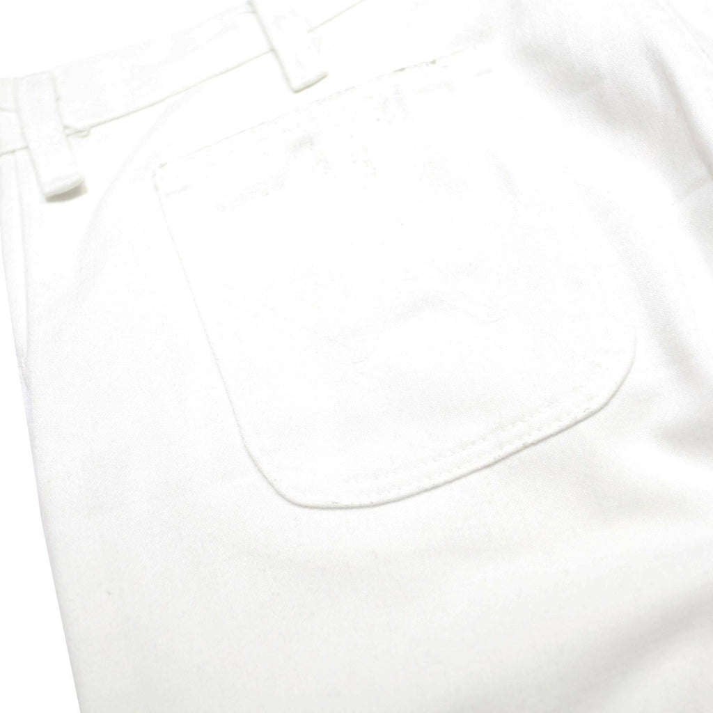 WRANGLER Mens Regular Fit White Cotton Blend Regular Leg Trousers W34 L38