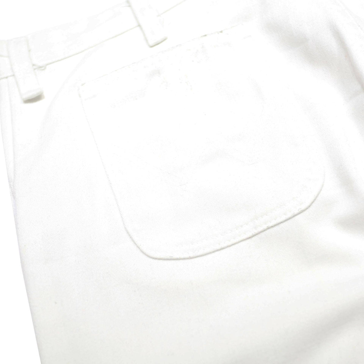 WRANGLER Mens Regular Fit White Cotton Blend Regular Leg Trousers W34 L38