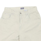 NEVADA Womens Shorts Cream Casual Plain M W30 Cotton Blend Summerwear