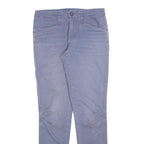 PATAGONIA Womens Cotton Blend Blue Slim Skinny Trousers W30 L32 Lightweight
