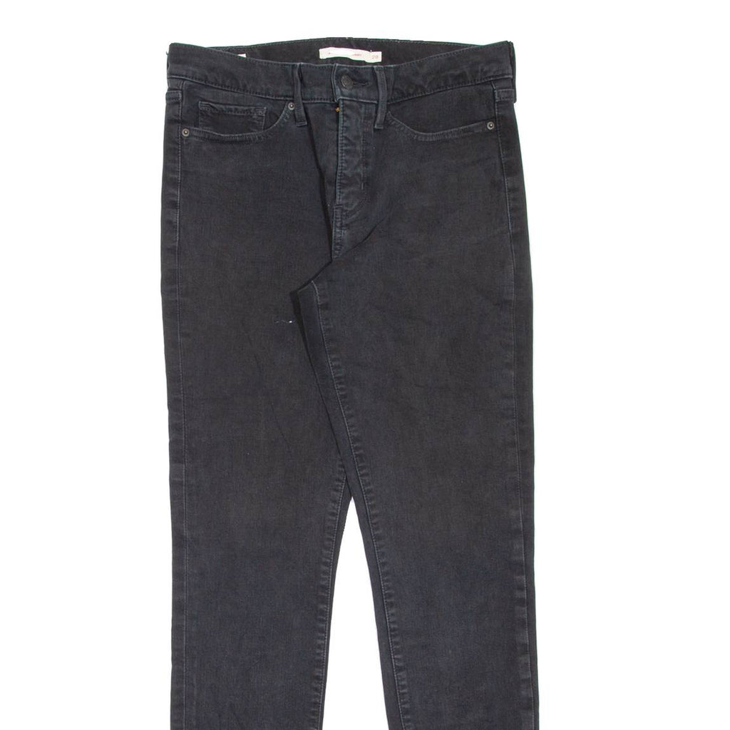 LEVI'S 311 Shaping BIG E Womens Jeans Black Slim Skinny W28 L30