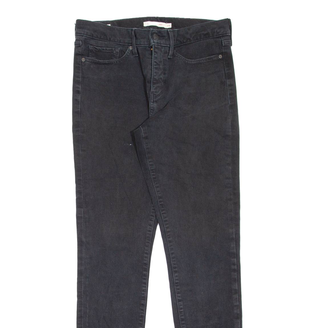 LEVI'S 311 Shaping BIG E Womens Jeans Black Slim Skinny W28 L30