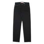 LEE COOPER Mens Cotton Black Regular Straight Trousers W31 L34 Classic Zip