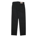 LEE COOPER Mens Cotton Black Regular Straight Trousers W31 L34 Classic Zip
