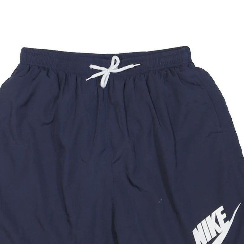 NIKE Mens Shorts Navy Blue Casual Sports 3XL W30 Polyester Blend Drawstring