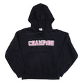 CHAMPION Womens Black Hoodie M