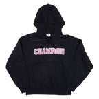 CHAMPION Womens Black Hoodie M