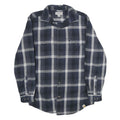 CARHARTT Mens Blue & Grey Check Shirt S Cotton Casual Workwear Comfortable