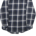 CARHARTT Mens Blue & Grey Check Shirt S Cotton Casual Workwear Comfortable
