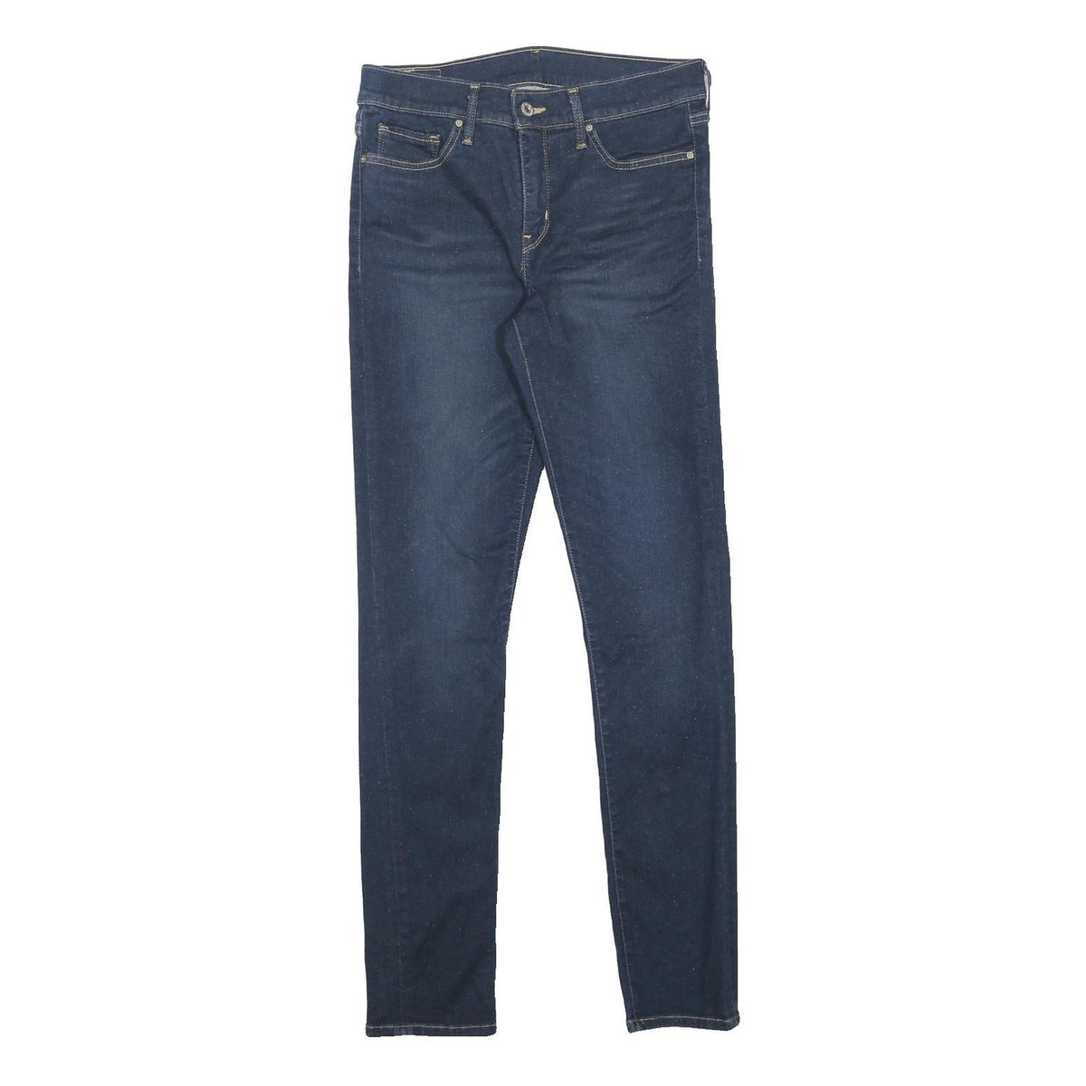 LEVI'S Womens Jeans Blue Slim Skinny Denim Medium W29 L32 Classic Zip Pocket