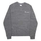 CHAMPION Mens Grey Crew Neck M Cotton Blend Casual Pullover Sweatshirt