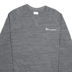 CHAMPION Mens Grey Crew Neck M Cotton Blend Casual Pullover Sweatshirt