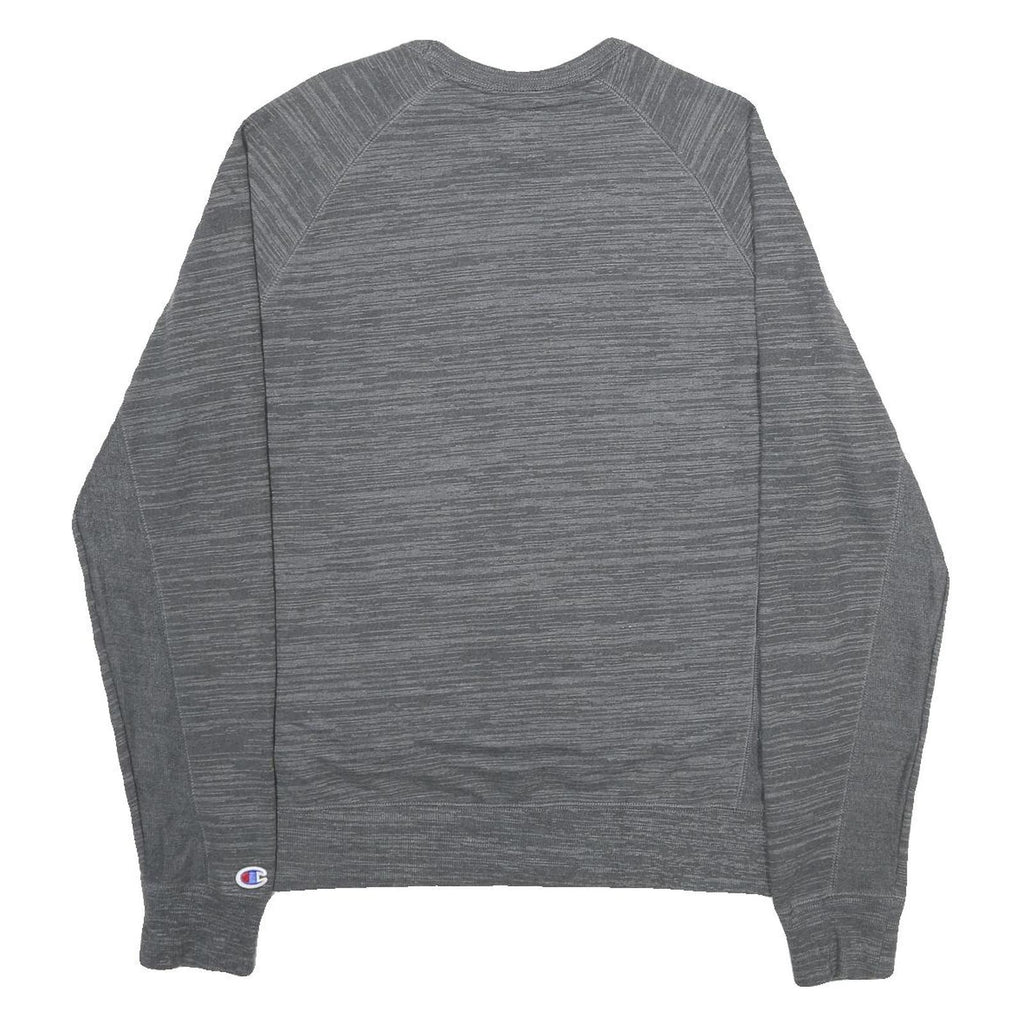 CHAMPION Mens Grey Crew Neck M Cotton Blend Casual Pullover Sweatshirt