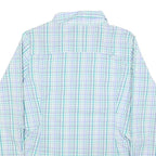 THE NORTH FACE Womens Blue & Purple Check Shirt S Lightweight Breathable Outdoor