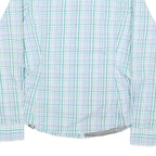THE NORTH FACE Womens Blue & Purple Check Shirt S Lightweight Breathable Outdoor